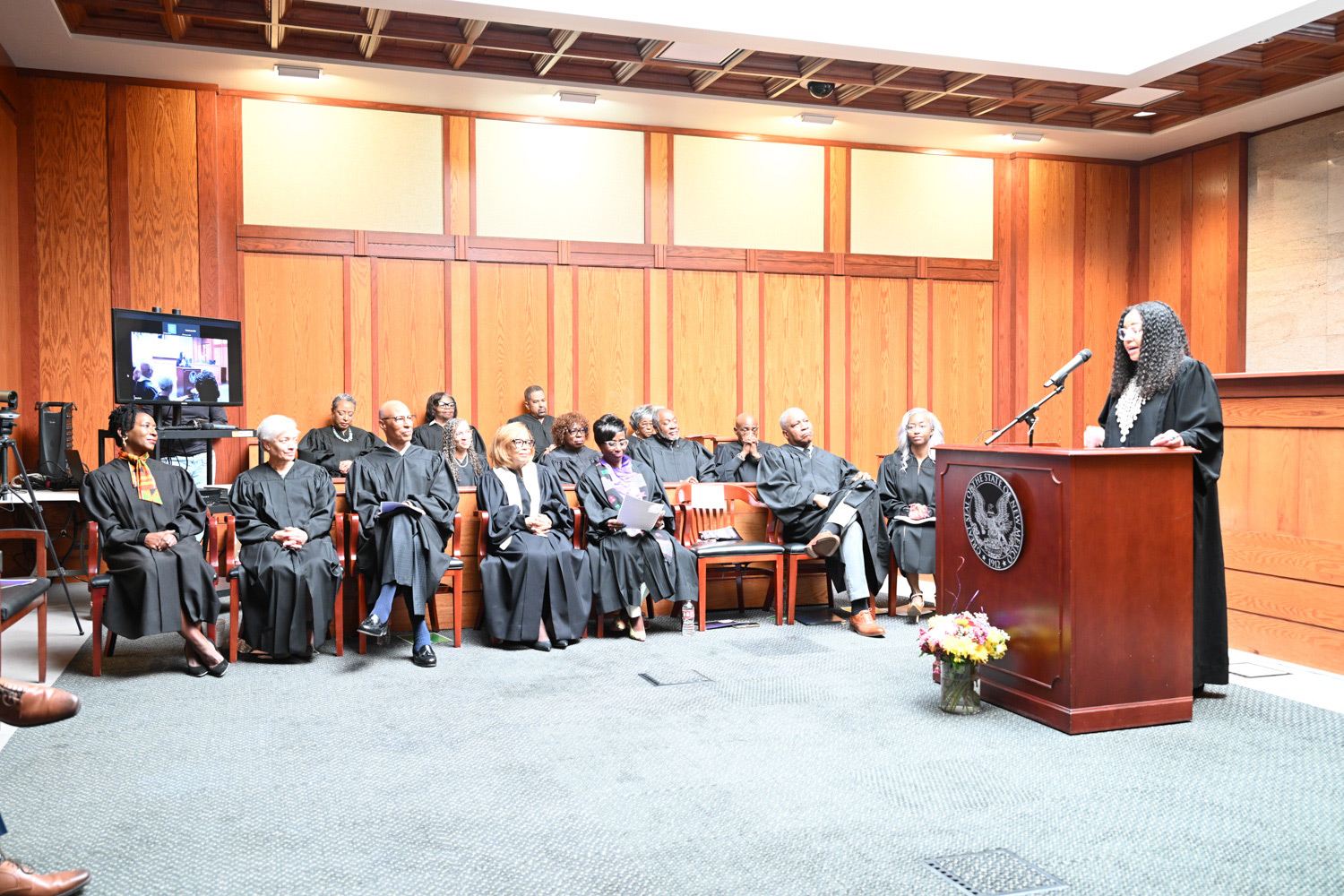 Judge Shammara Henderson speaking